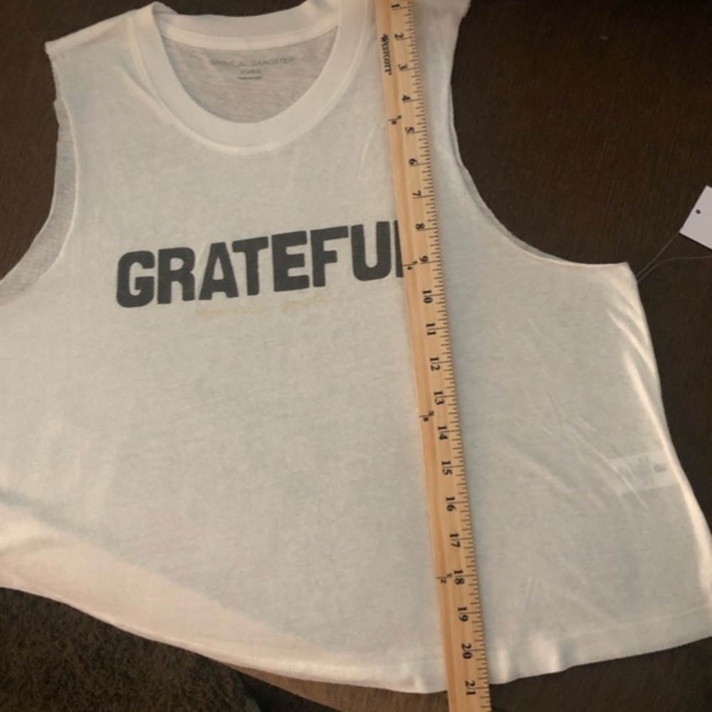 Spiritual Gangster Grateful Crop Tank - Picture 12 of 16